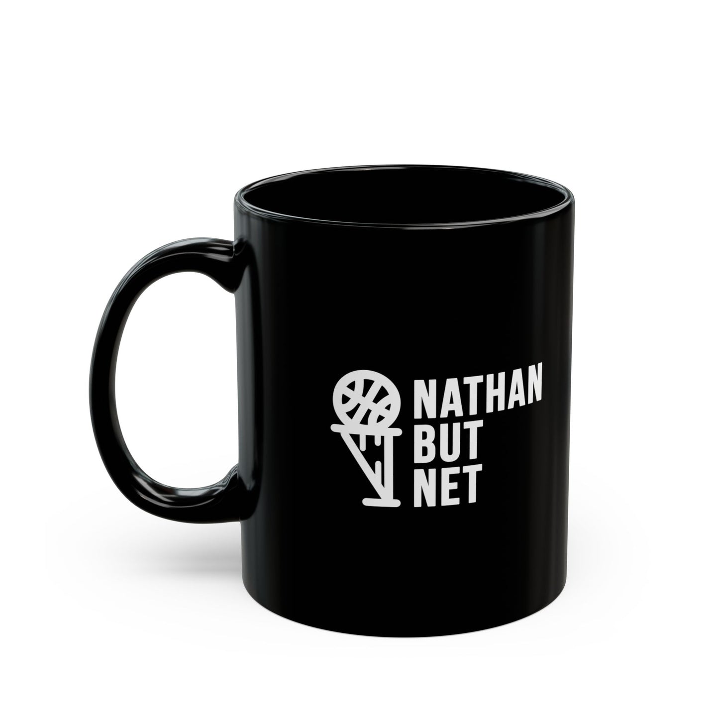 Nathan But Net Coffee Mug – Black 11oz