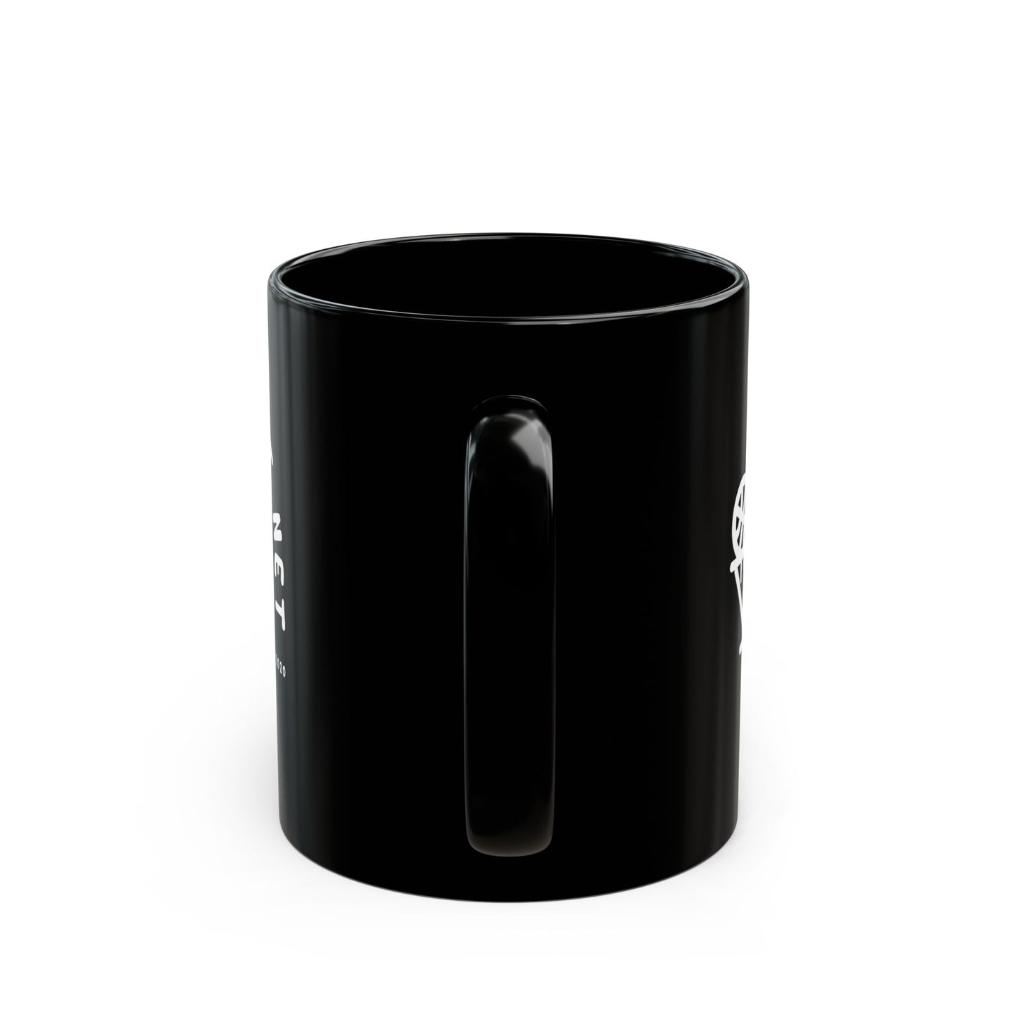 Nathan But Net Coffee Mug – Black 11oz