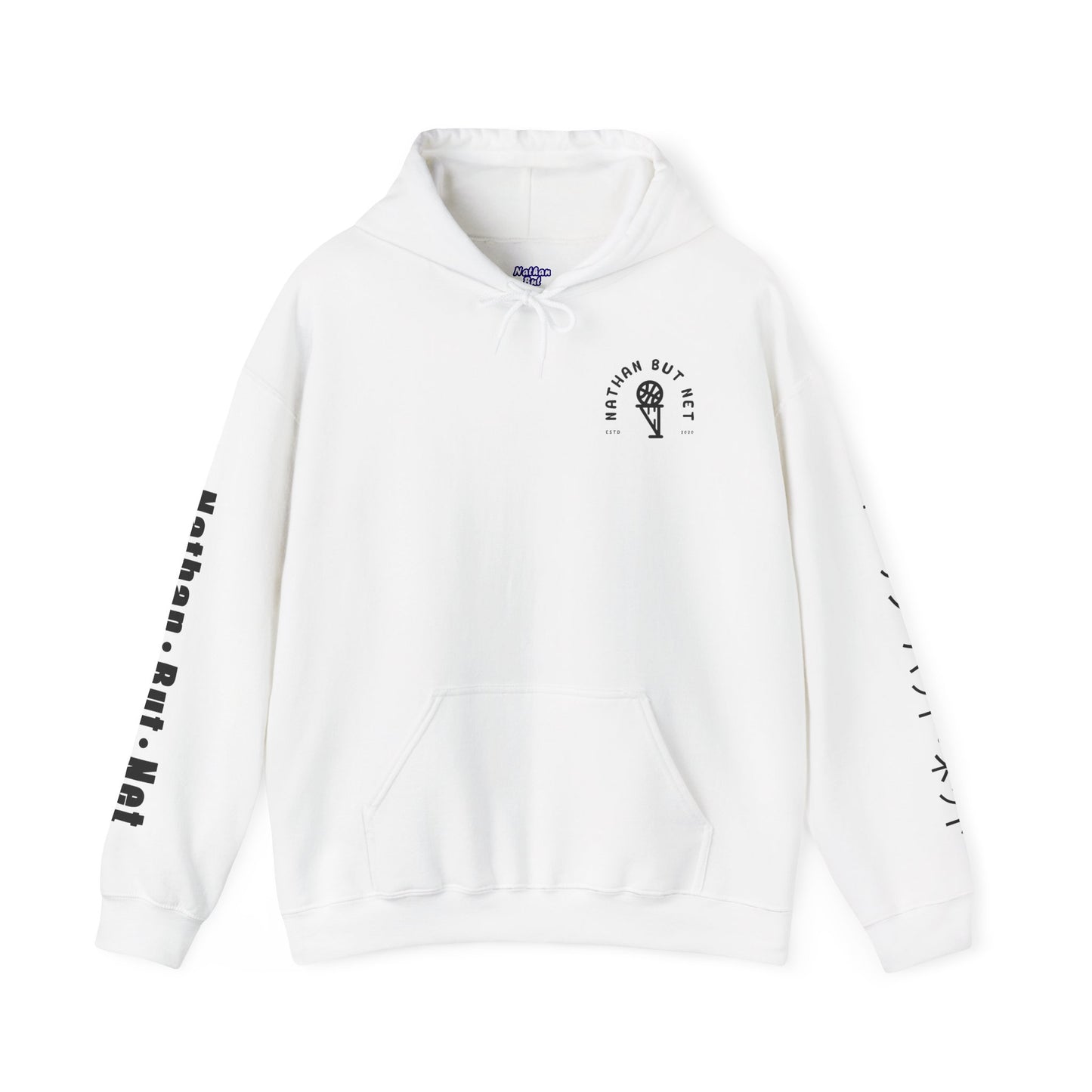 Hoodie - Katakana Sleeve Design Nathan But Net