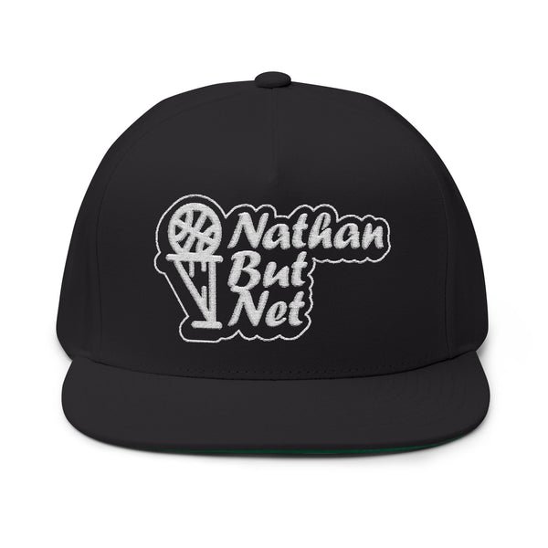 Nathan But Net Bubble Logo Embroidered Flat Bill Cap