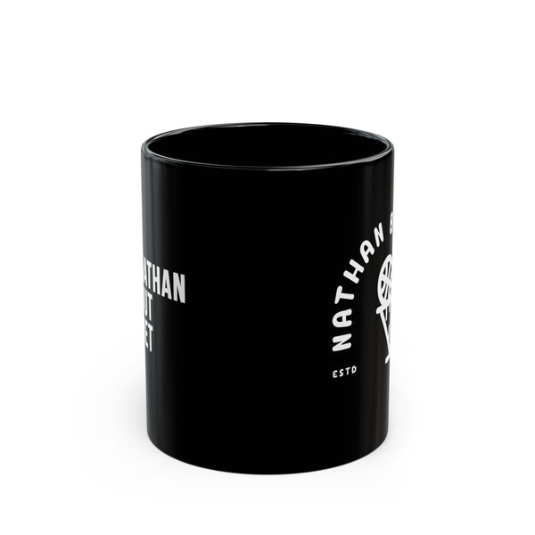 Nathan But Net Coffee Mug – Black 11oz