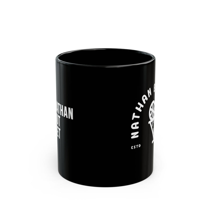 Nathan But Net Black Ceramic Mug