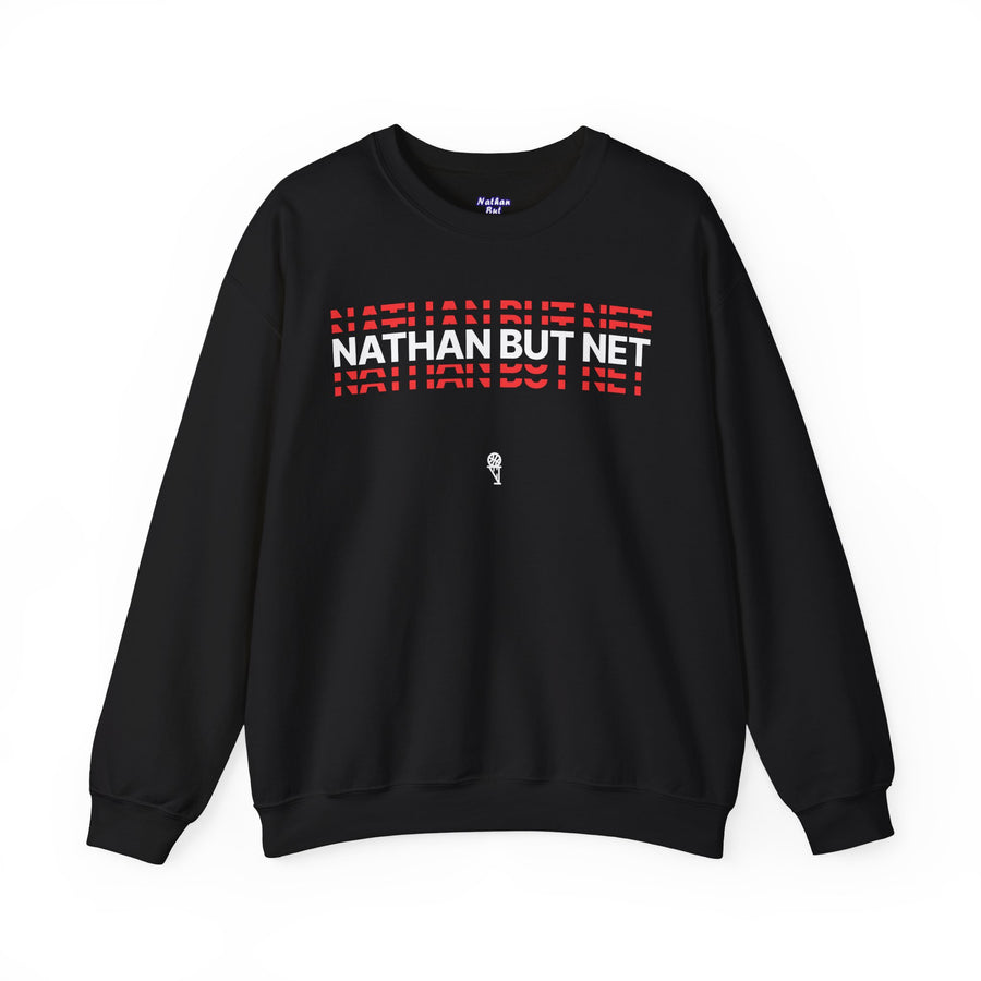 Long Sleeve Nathan But Net Echo Graphic Crewneck