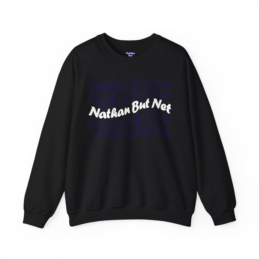 Long Sleeve Nathan But Net Wave Crewneck Sweatshirt